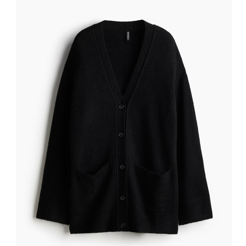 h&m Oversized knit cardigan.